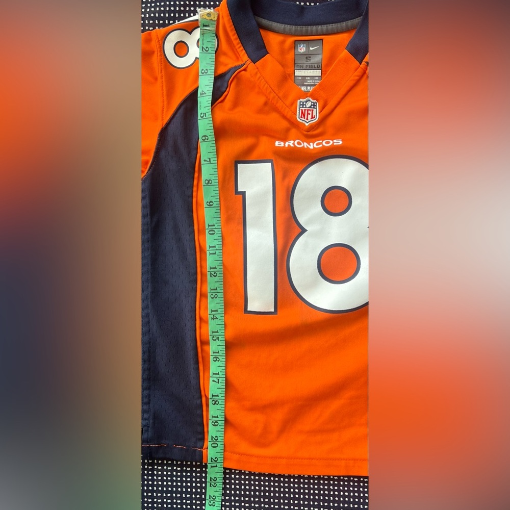 Peyton Manning Denver Broncos Nike On Field Youth Football Jersey - Picture 5 of 11